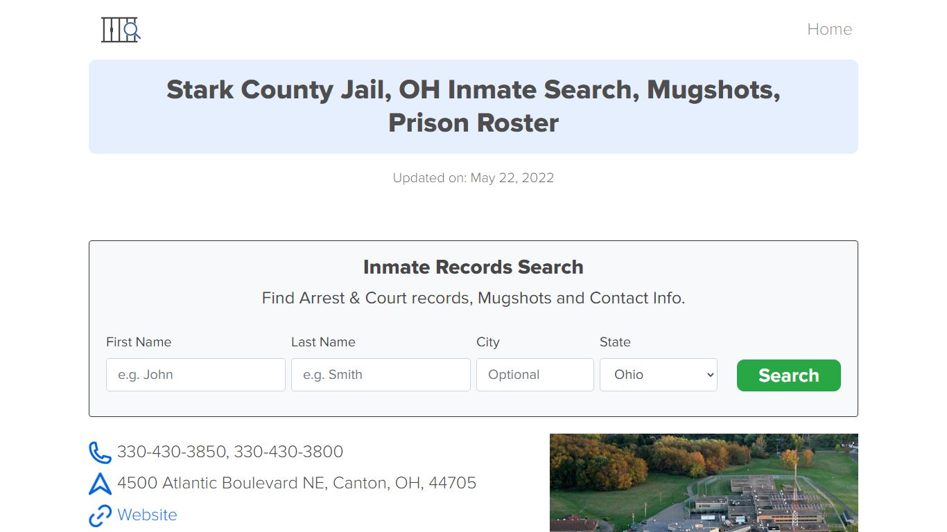 Stark County Jail, OH Inmate Search, Mugshots, Prison ...